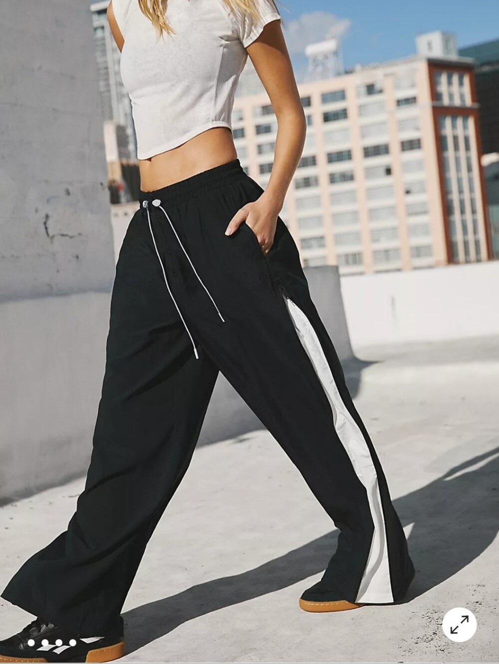 NWOT Free People Movement Prime Time Pants In Light Green Color